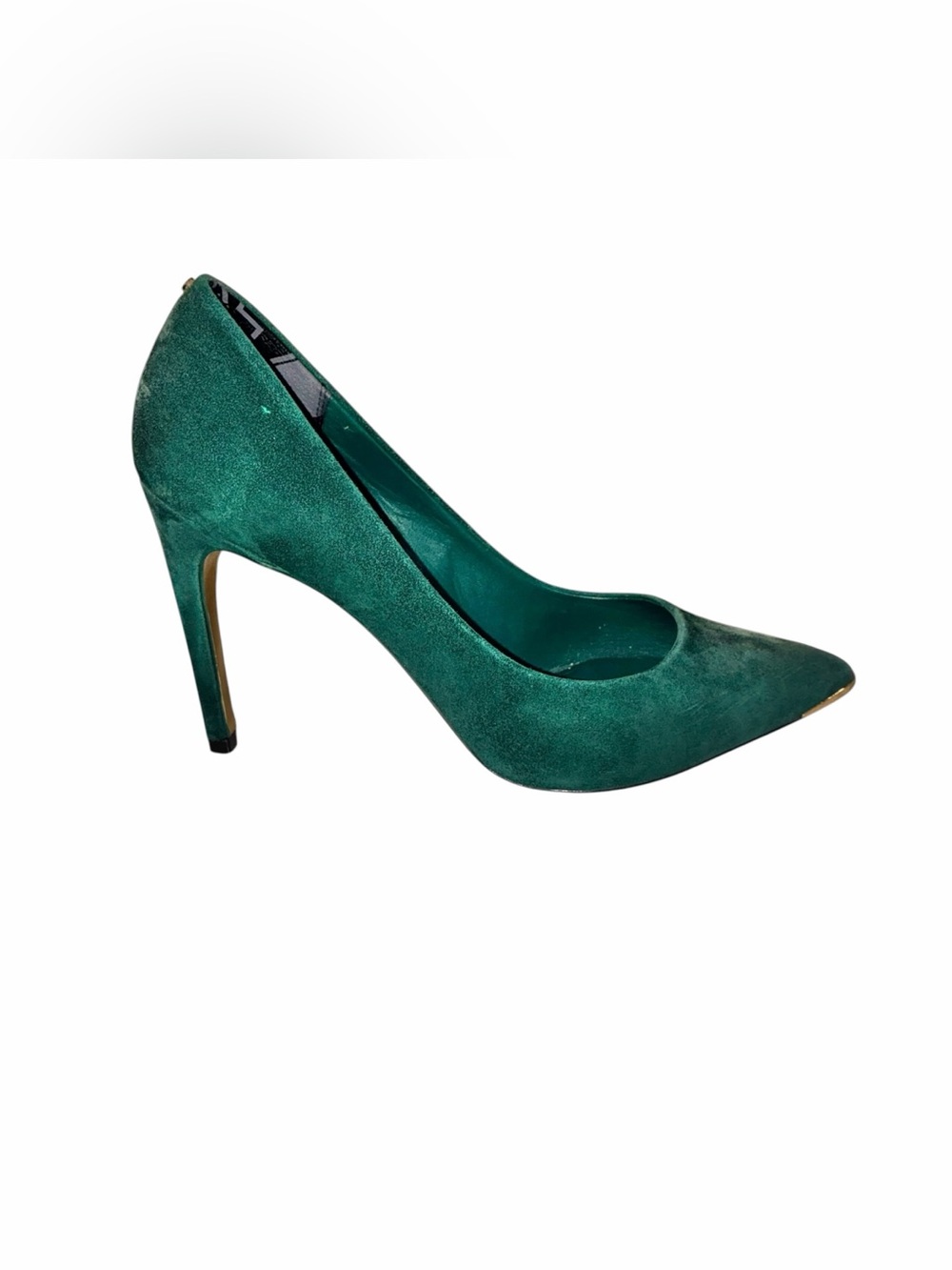 Ted Baker London Green Suede Stilettos EU Size 41 US 10.5 Runs Smaller
